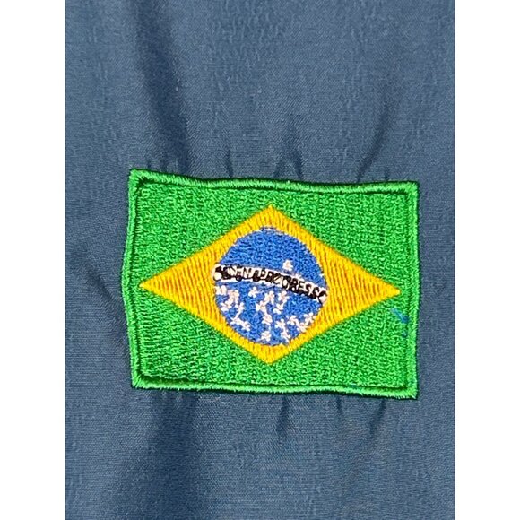 Vintage Antarctica Expedition H44 Full Zip Nylon Jacket Size L Navy Red - Picture 7 of 11